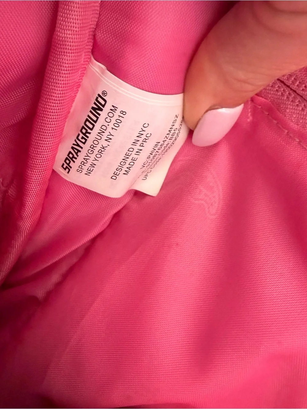 Sprayground 3am Riptide Pink Backpack Used No Sprayground Tag